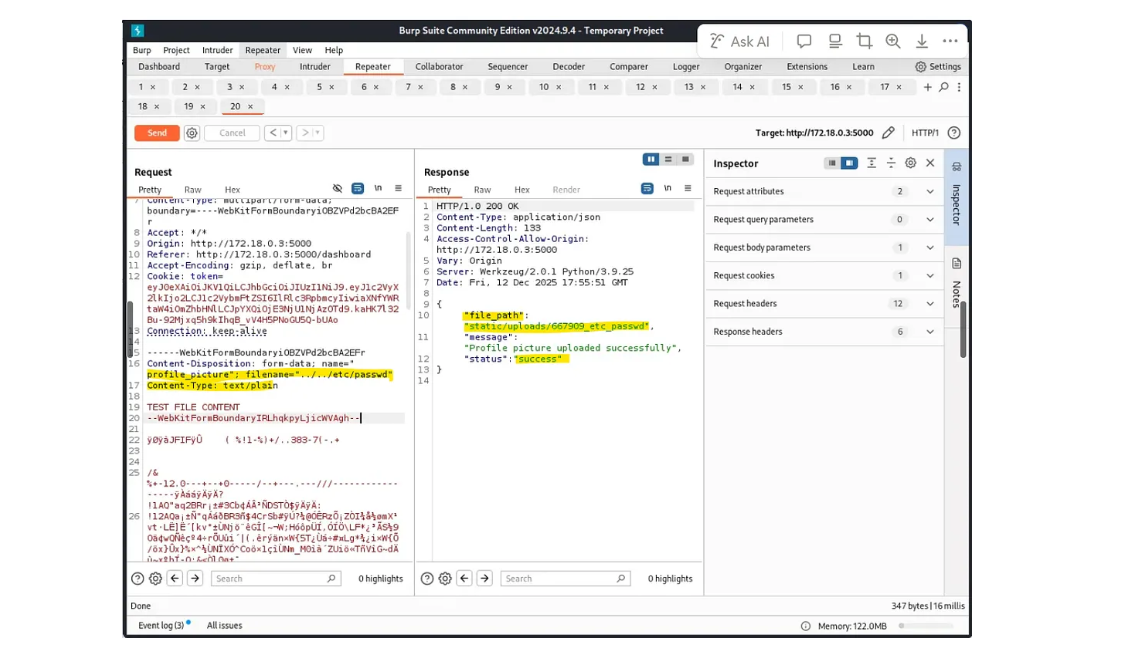 Application mapping diagram: login, dashboard, accounts, transfers